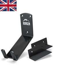 Space-Saving Black Bike Wall