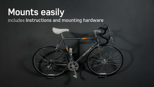 Bike wall mount - wall, for