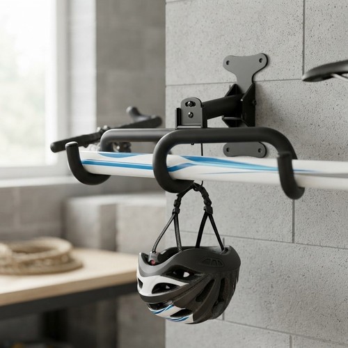 Sturdy metal bike wall mount - wall,